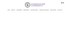 Desktop Screenshot of haudenosauneeconfederacy.com